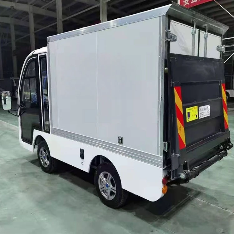 Lastenbox-Elektro-LKW mit einer Batterielebensdauer von 100-Milch-Vierrad-LKW