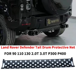 Fo 2020-2023 Land Rover Defender Exhaust Tip L663 P400 90 2.0T 110 3.0T Muffler Tip upgraded Rear Lattice plate Spoiler