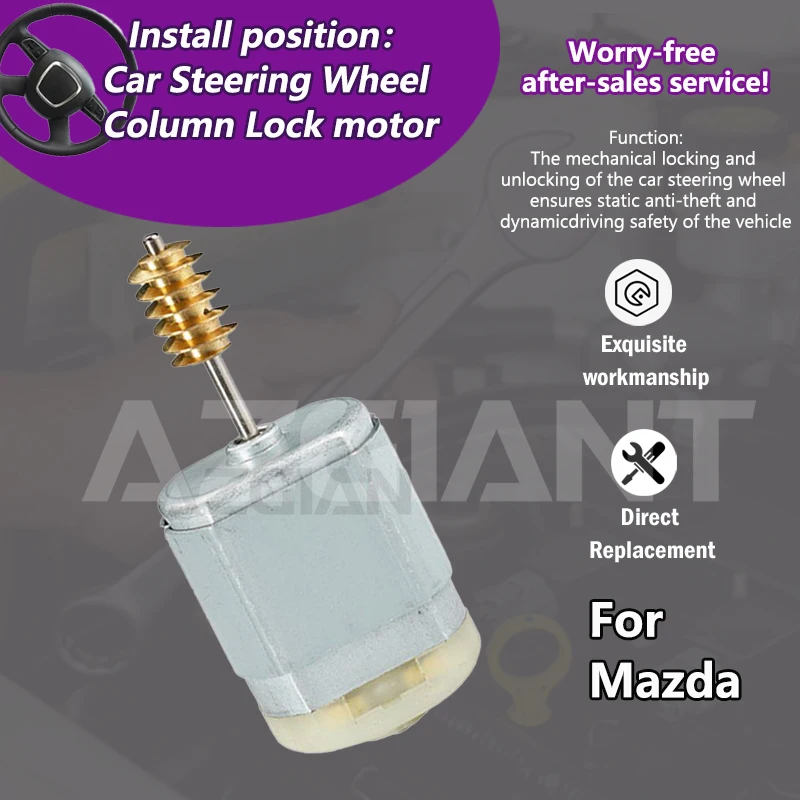 AZGIANT 20017 3E313465 For Mazda 6/2/3 Car ESL/ELV Steering Column Lock actuator inner DC motor Automatic Locking spare parts