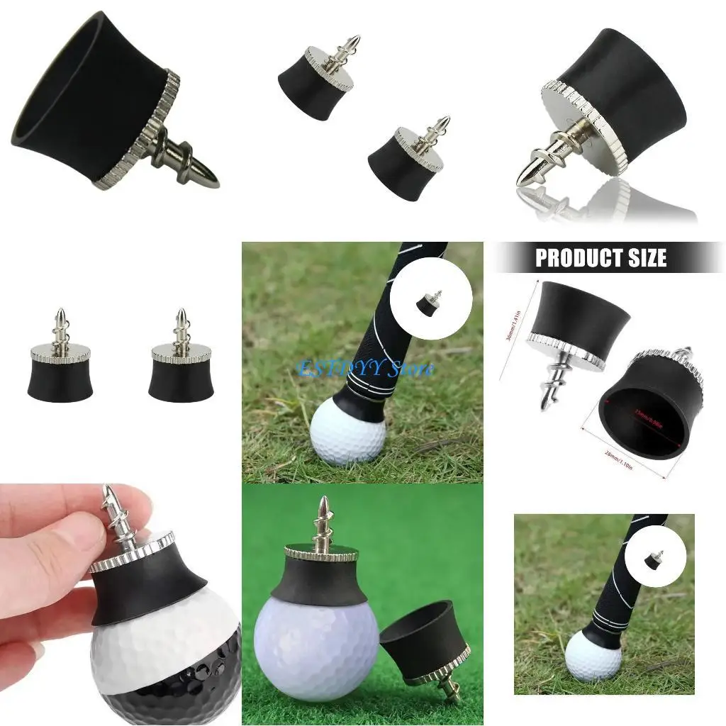 

G6DE Multiple Surfaces Golf Ball Retrievers Ergonomic Plastic Head Zinc Alloy Body For Hassle Frees Practice Any Location