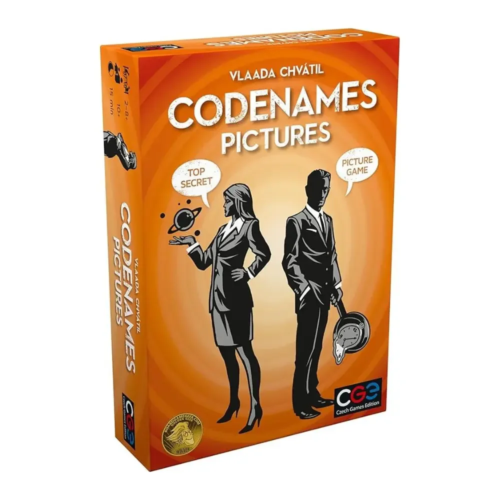 Codenames: Duet-Juego de deducción de palabras para dos jugadores por CGE Edición de juegos checos