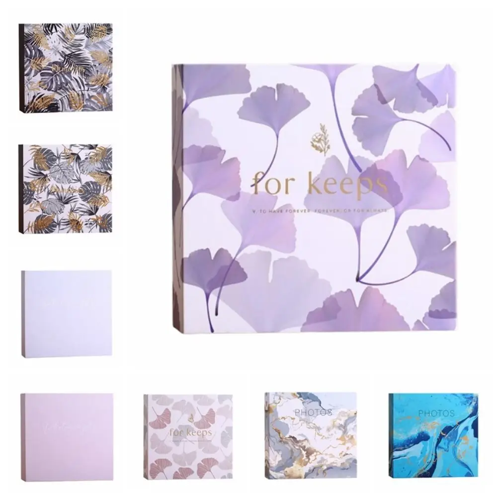 

Creative Photo Album 6-inch Insert Bag Family Collection Book Large Capacity Paper Core Pictures Storage Case Family