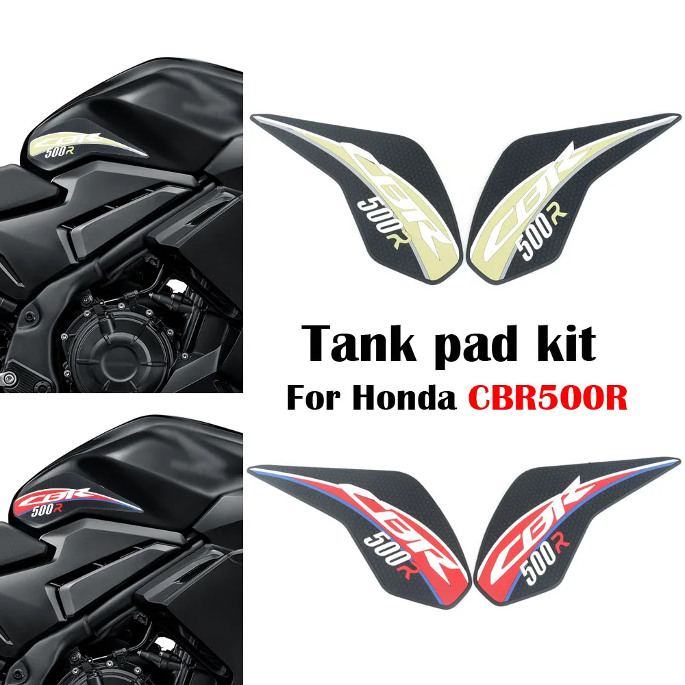 

For Honda CBR500R CBR 500 R 500R Motorcycle Tank Sticker Pad Non-slip Side Fuel Rubber Waterproof Stickers