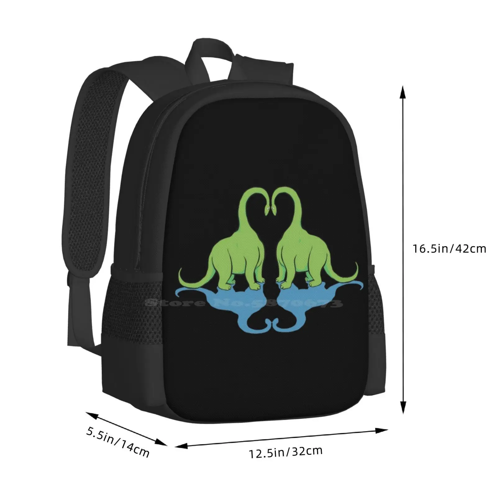 Mochila de dinosaurios para el Día de San Valentín, morral romántico y divertido de amor, Althea y Keaton, gran oferta