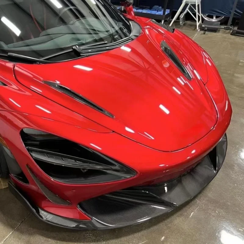 

Front Diffuser Body Kit for McLaren 720S Modified with RYFT Style Carbon Fiber, Front Bumper Lip Small Surround Accessory
