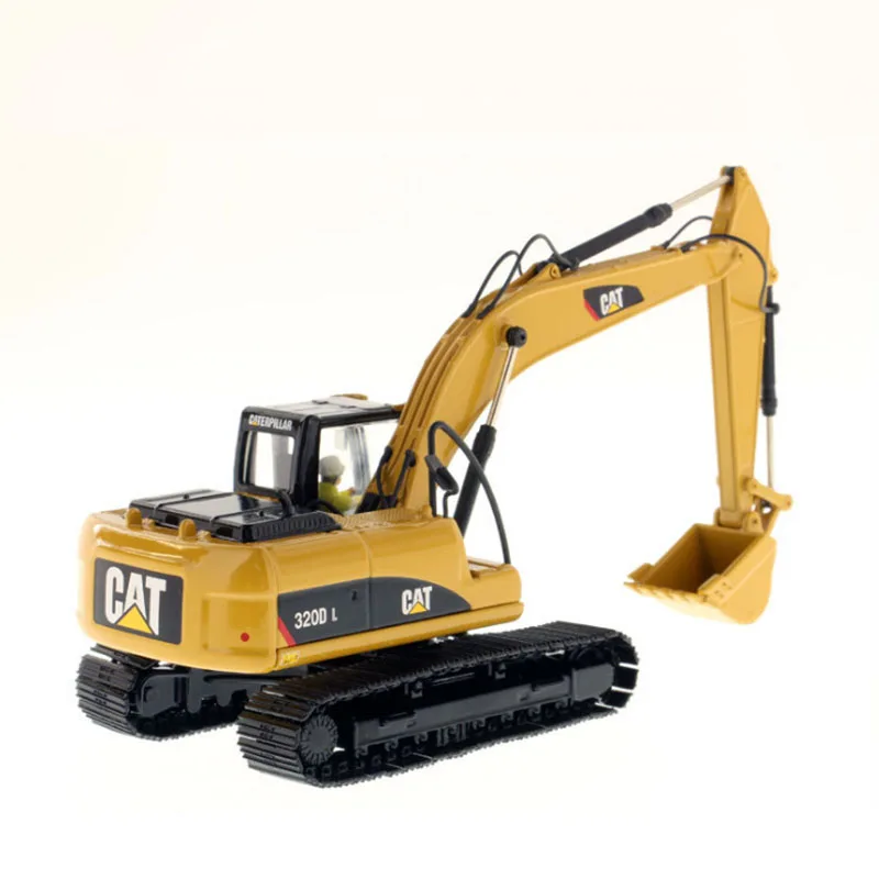 

1:50 Scale Small Metal Excavator Car 320D Hydraulic Decoration Engineering Vehicle Machinery DieCast 85214 Kids Toys Collection