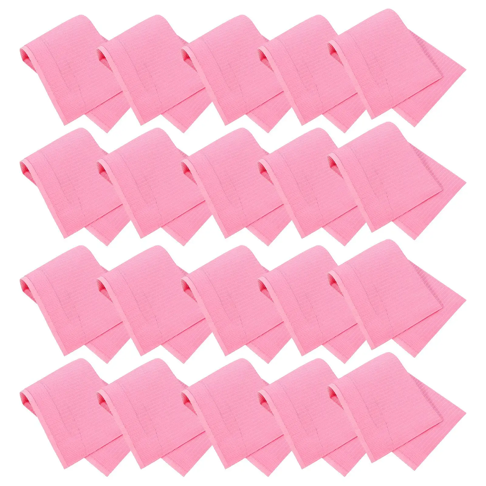 

125 Pcs 457X324mm Disposable Cleaning Pads Deep Pink Nail Table Covers Wood Pulp Spa Sheets Dental Bibs Clean Pad Table Covers