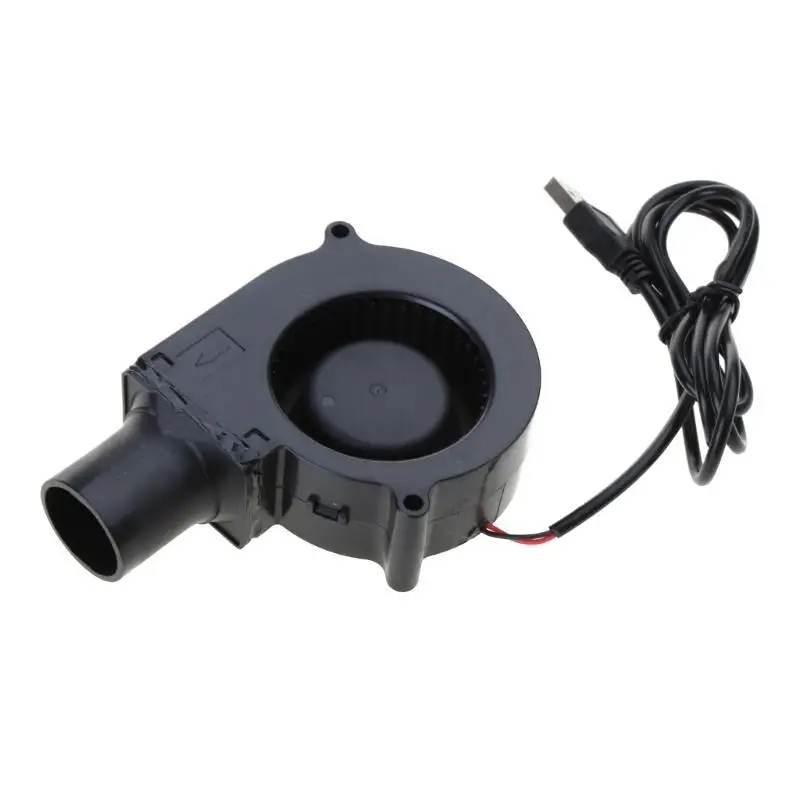 

R9UF New 7530 7cm 5V USB Portable BBQ Fan Suitable for Barbecue and Camping