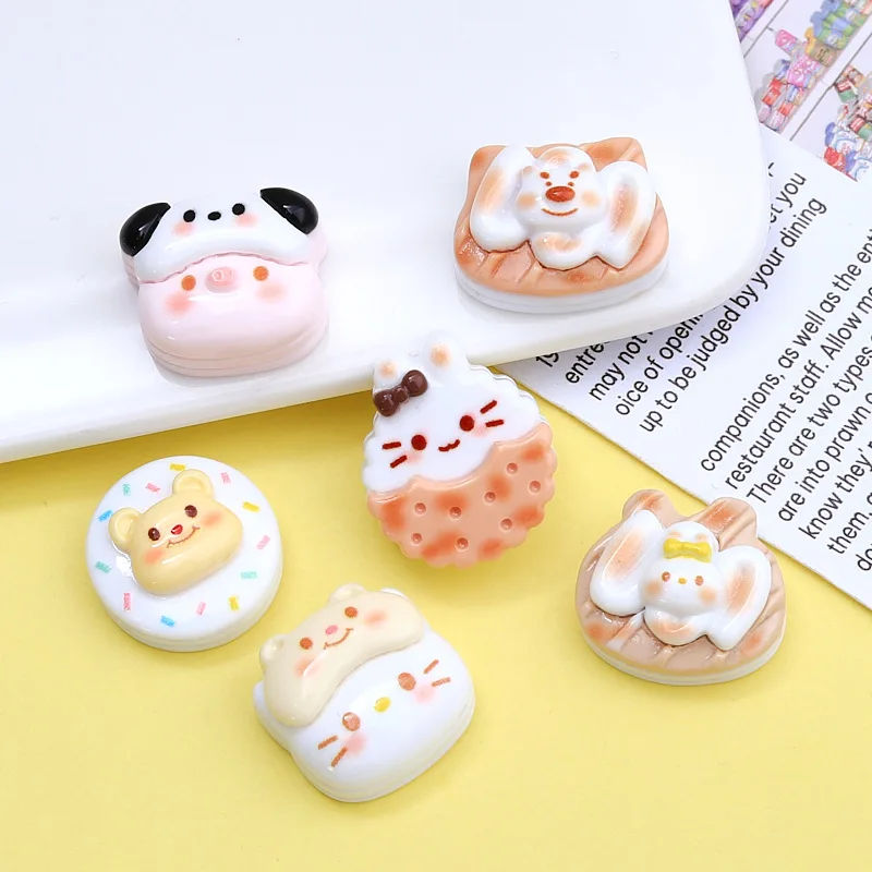 10-20pcs New Sanrios Kuromi Accessories Kitty Pochacco Melody Cinnamoroll Pompompurin Sandwich Cookies Series Kawaii Anime Gifts