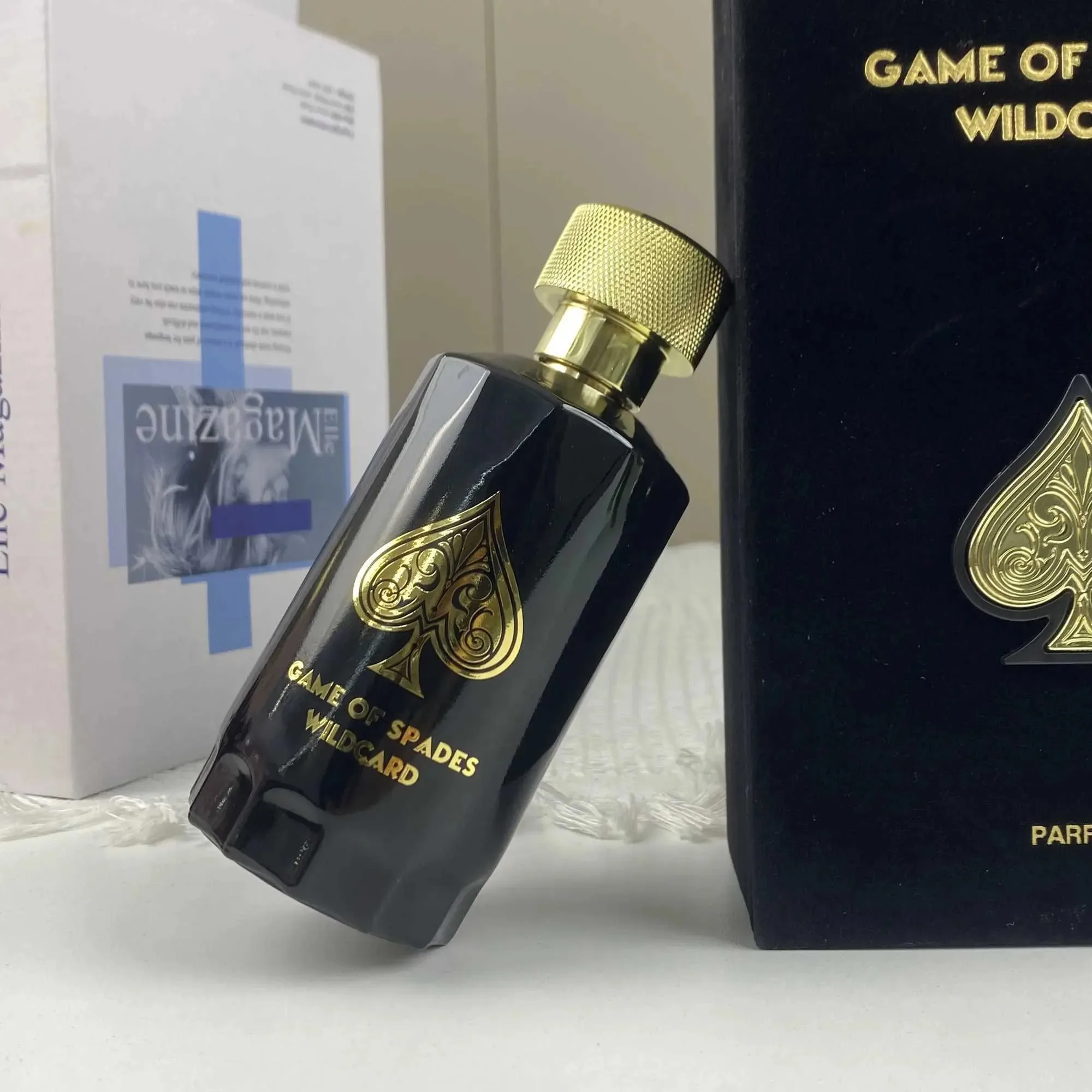 

Spades Wildcard, 3.4 oz Parfum Spray for Unisex, Warm Floral Amber, Tonka Vanilla & Musk, All-Season Scent, Premium Gift for Any Occasion