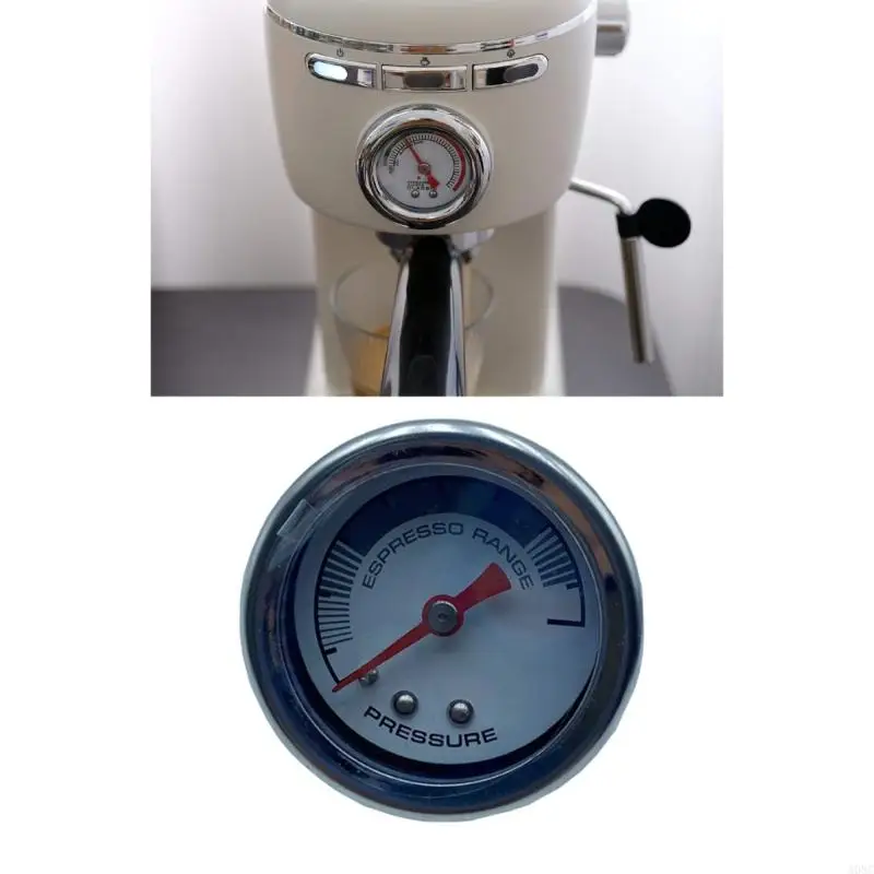 A0NC Pressure Gauge Internal Thread Steams Generator Gauge Coffee Maker Gauge Plastic Material Perfect for Coffee Machines