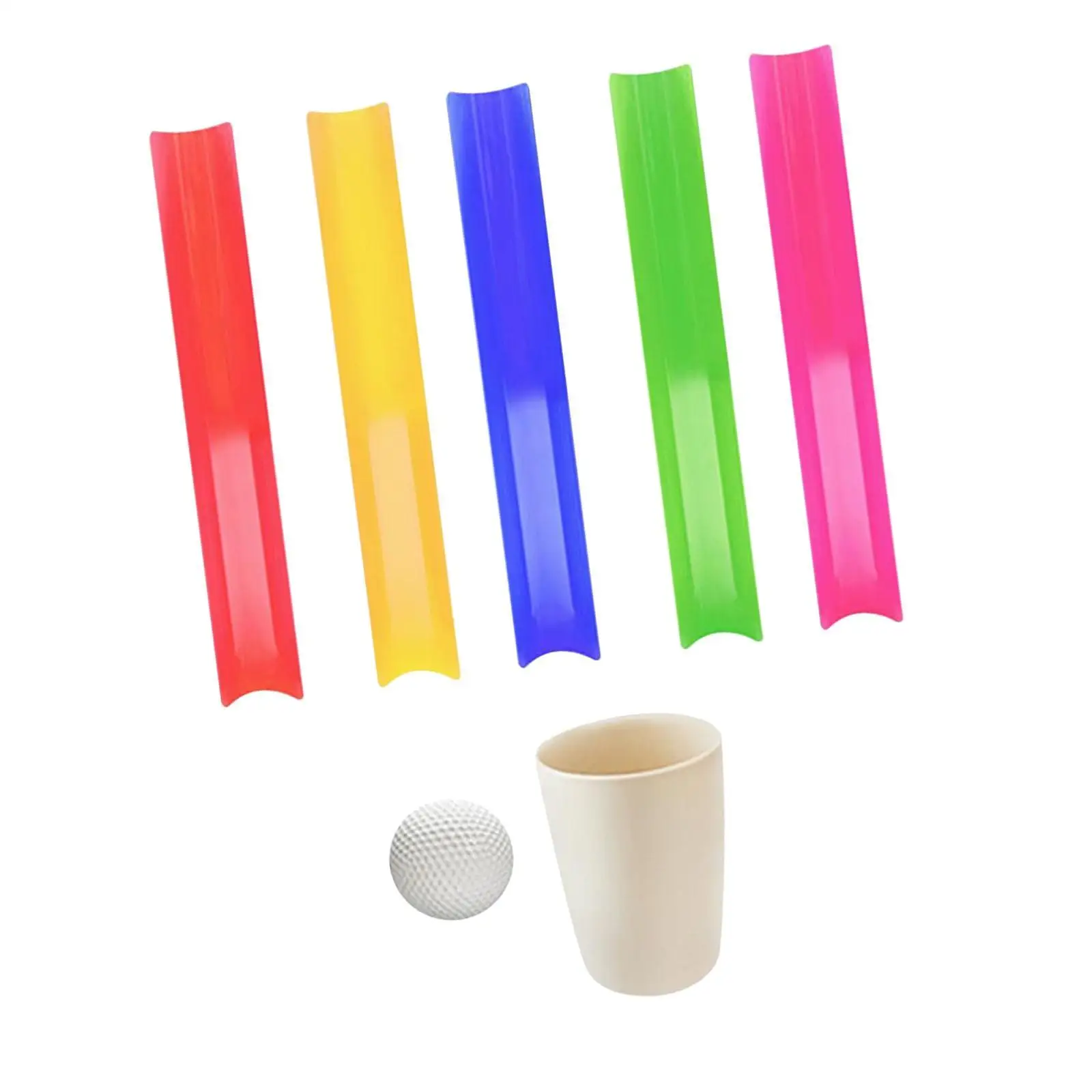 Teamwork Relay Game Outdoor PVC Pipeline Group Set with Ball Cup and Storage Pouch for Team Building Events