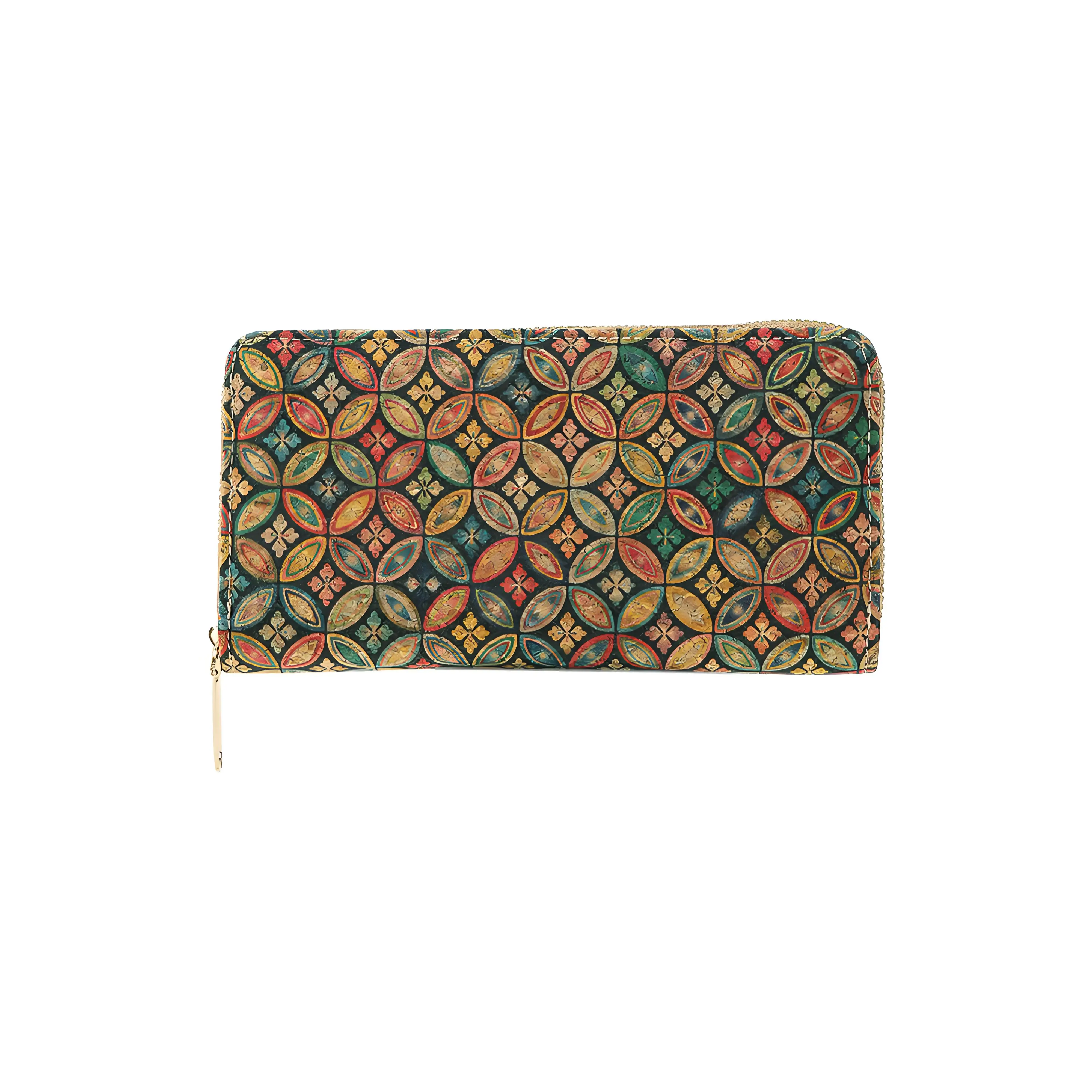 

Boho Wallet Zip Around Wallet Holds Cell Phone Bills Coins Credit Cards ID Cards, Literary Vintage Womens Bifold Wallet