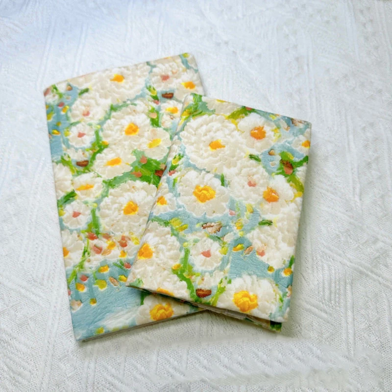 A4/A5/A6/B5 الرجعية زهرة النسيج غطاء للكتب اليدوية القماش كتاب كم ل أسبوعي مذكرات مخطط دفتر كم حامي مكتب