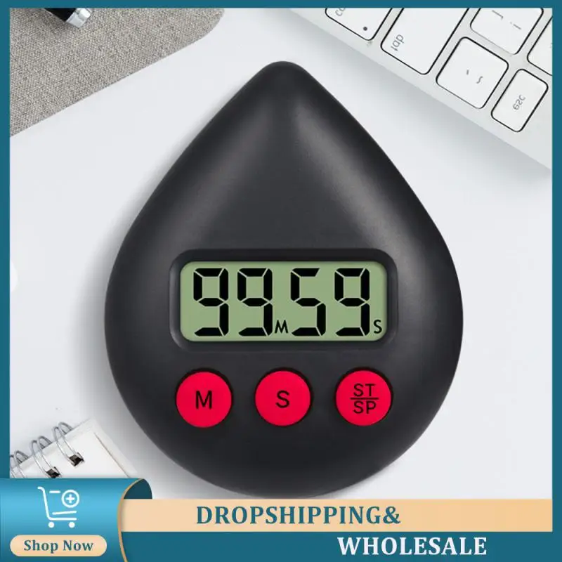 Timer Memory Function Waterproof White Abs Material Kitchen Tools Electronic Digital Timer Countdown Display Management Time