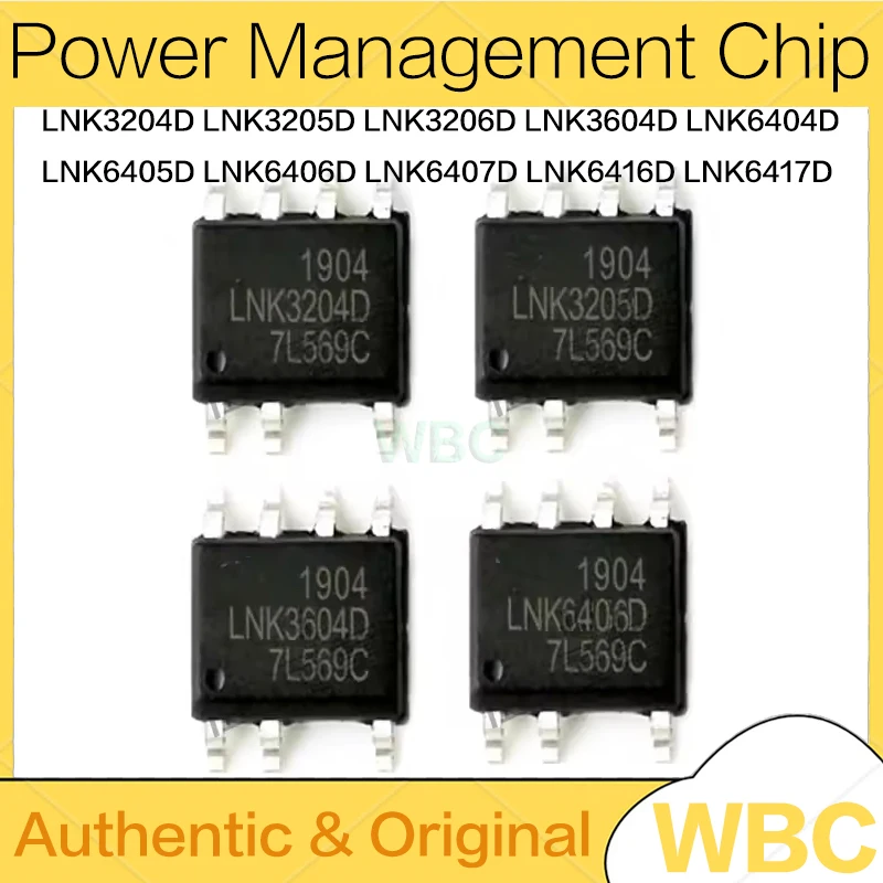 10Pcs/Lot LNK3204D LNK3205D LNK3206D LNK3604D LNK6405D LNK6406D LNK6407D LNK6416D LNK6417D SOP7 Switch Power Management Chip