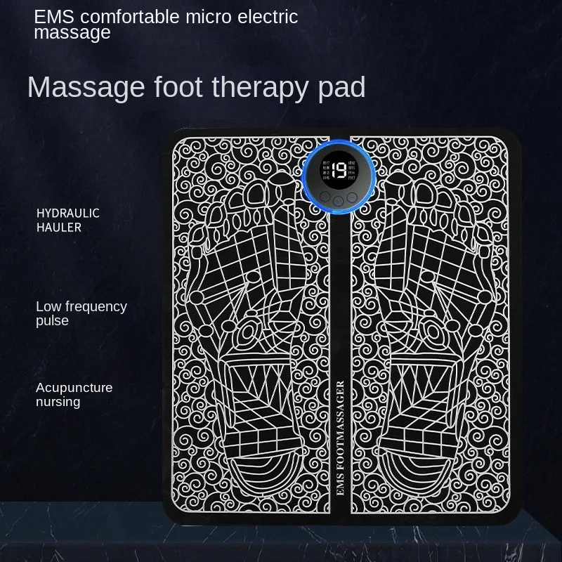 الكهربائية EMS مدلك قدم وسادة تخفيف الألم الاسترخاء قدم نقاط الوخز بساط التدليك صدمة تحفيز العضلات تحسين الدورة الدموية