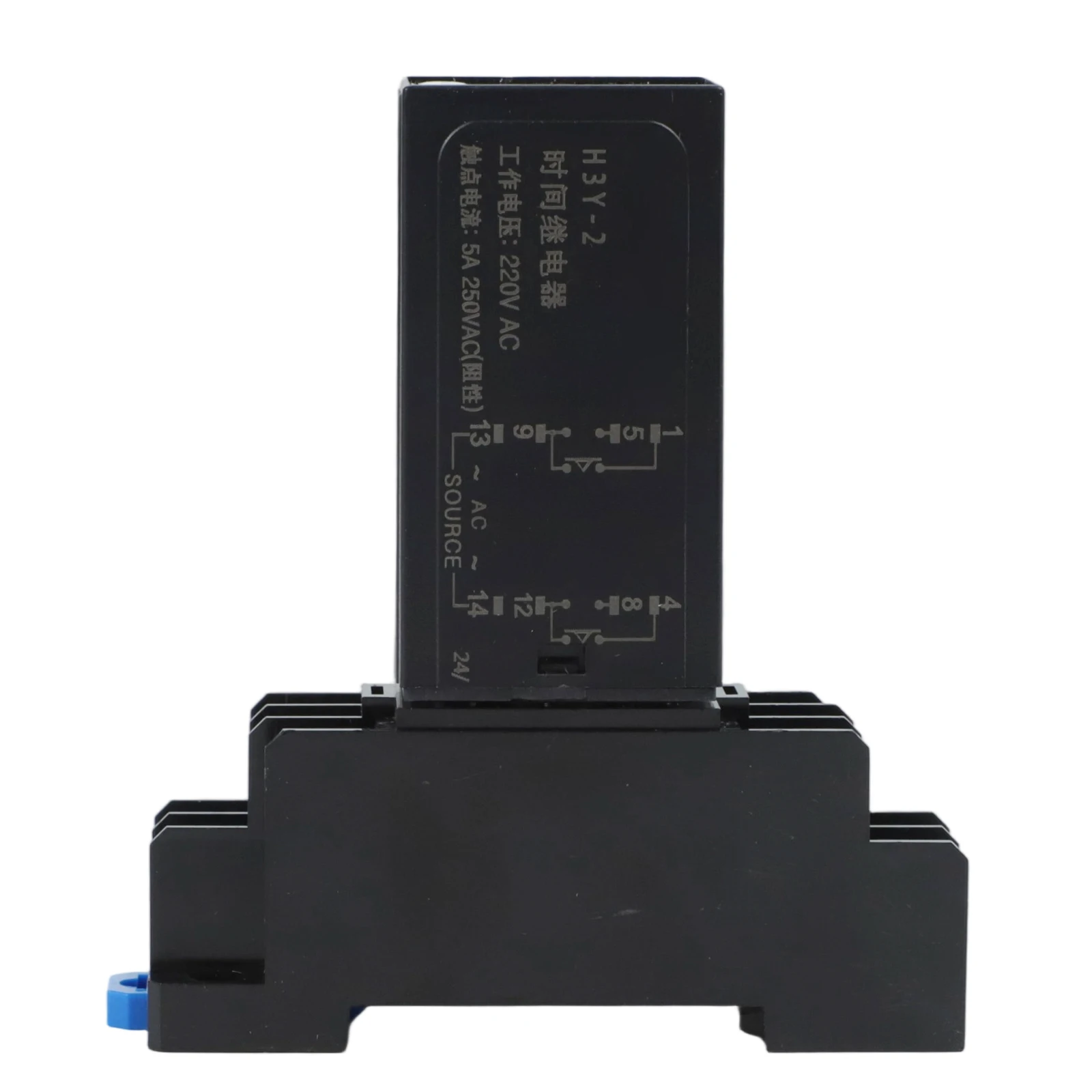 Efficient Electrical Performance Relay Led Module 220V Timer Relay Fire-resistant Material High-capacity Pin Bases