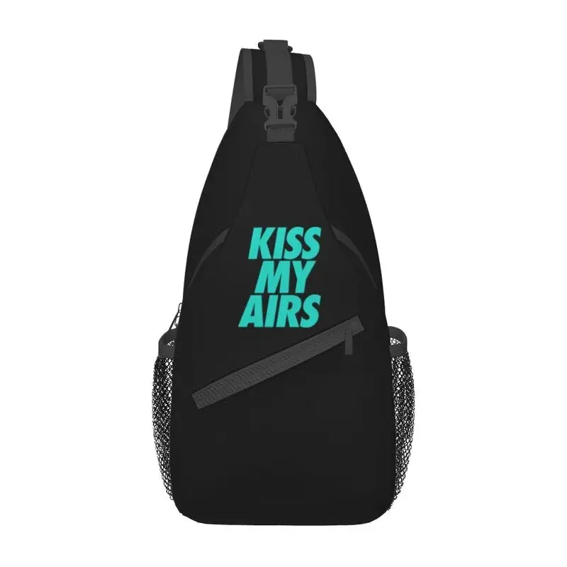 Casual Kiss My Airs Crossbody Sling Backpack Men Shoulder Chest Bags for Hiking