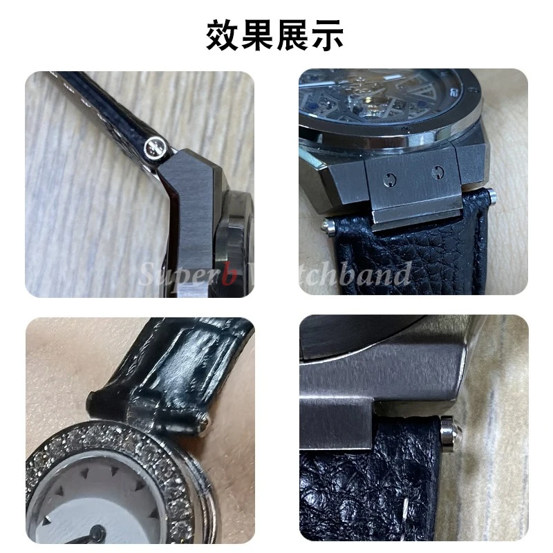 مشاهدة المسمار أنبوب قضيب المسمار في ساعة العروة الجذعية ربط عدة ل الجلود حزام الساعات دبوس سوار بقفل مشبك إصلاح 14 16 18 20 22 مللي متر