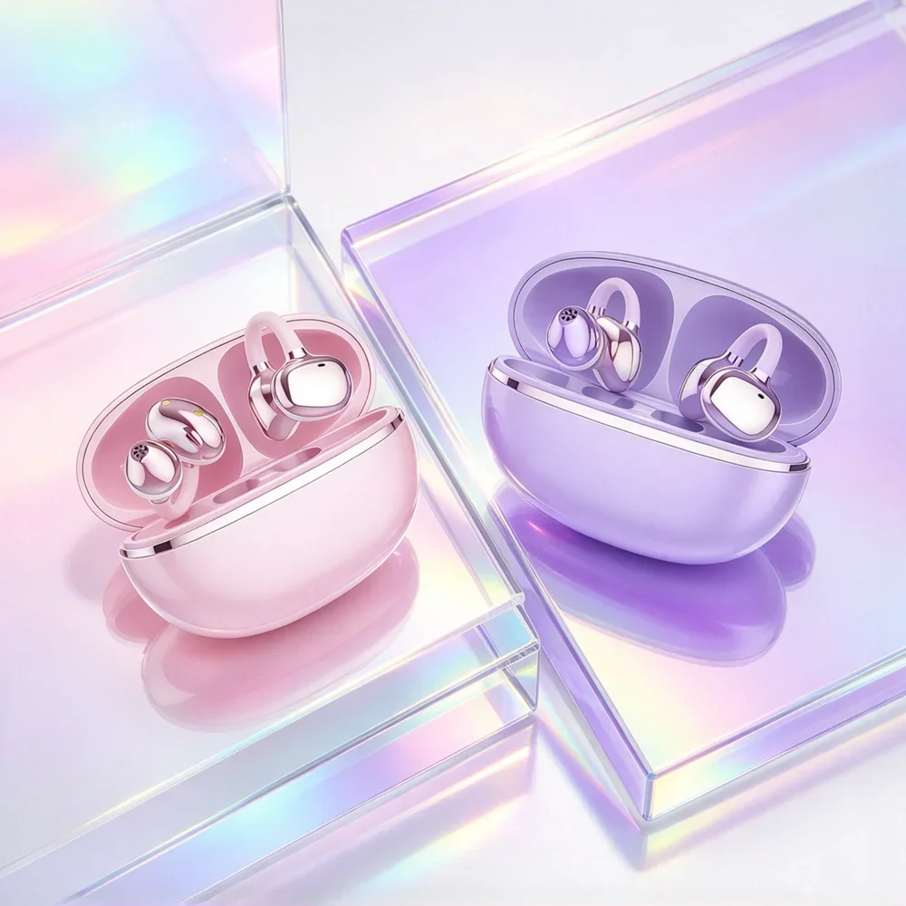 TWS Bluetooth Earbuds Wireless Earphones Have Balanced Sound Output Sensitive Microphone Simple Controls for Switching Tracks