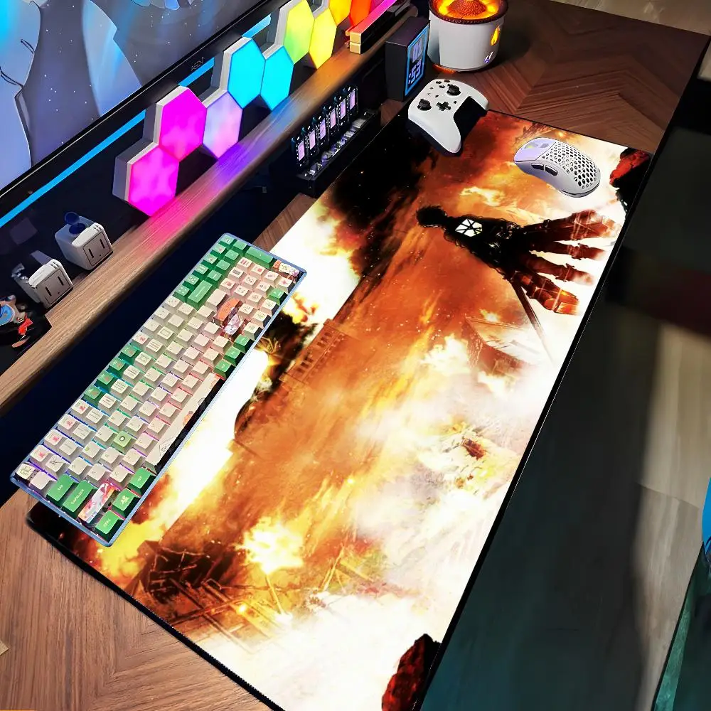 

Attack on Titan Mouse Pad Large Rubber Tablepad PC Game Mousepad Laptop Desk Pad XXL Non-slip Computer Keyboard Mouse Mat