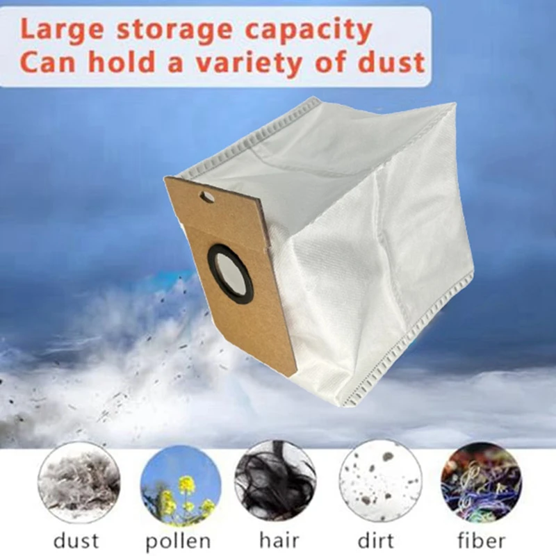 비오미 알파 3 프로/하이얼 11 로봇 진공 청소기용 먼지 봉투, 부직포 쓰레기 봉투 교체 액세서리