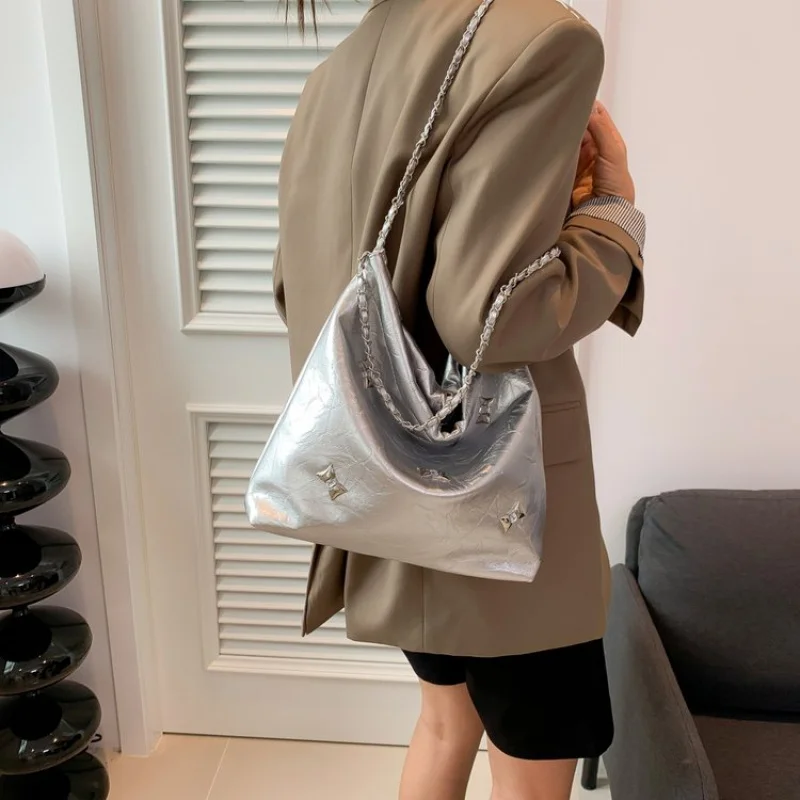 

Chic Half Moon Semi Circle Bag For Women Designer Inspired Leather Bag That Sits Neatly Under Arm