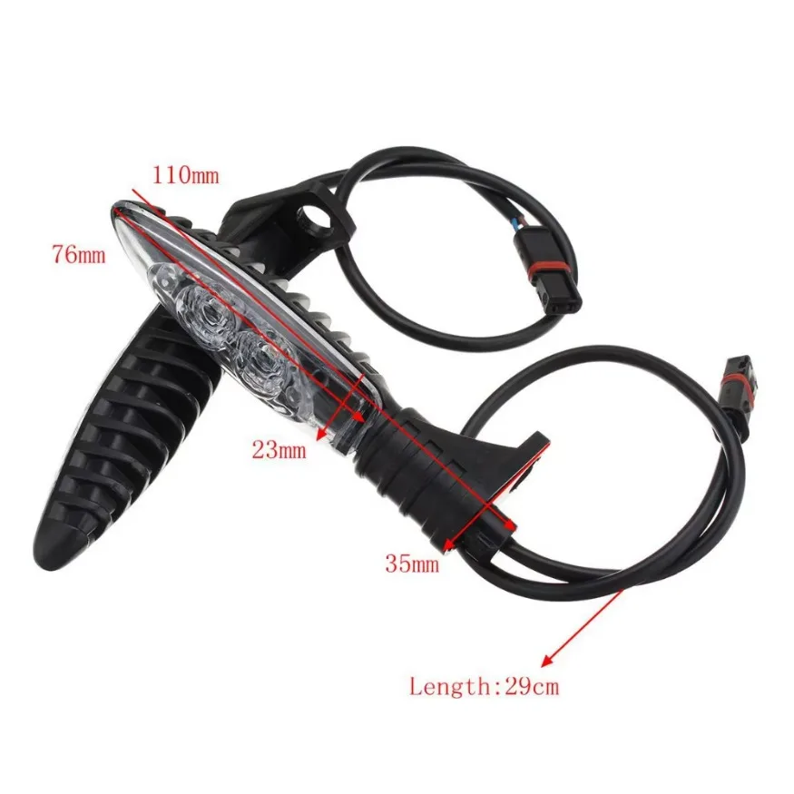 Motorcycle Turn Signal  FIT For BMW HP4 S1000R S1000RR S1000XR R1200R Front or Rear LED Turn Signal Indicator Light Blinker 1x