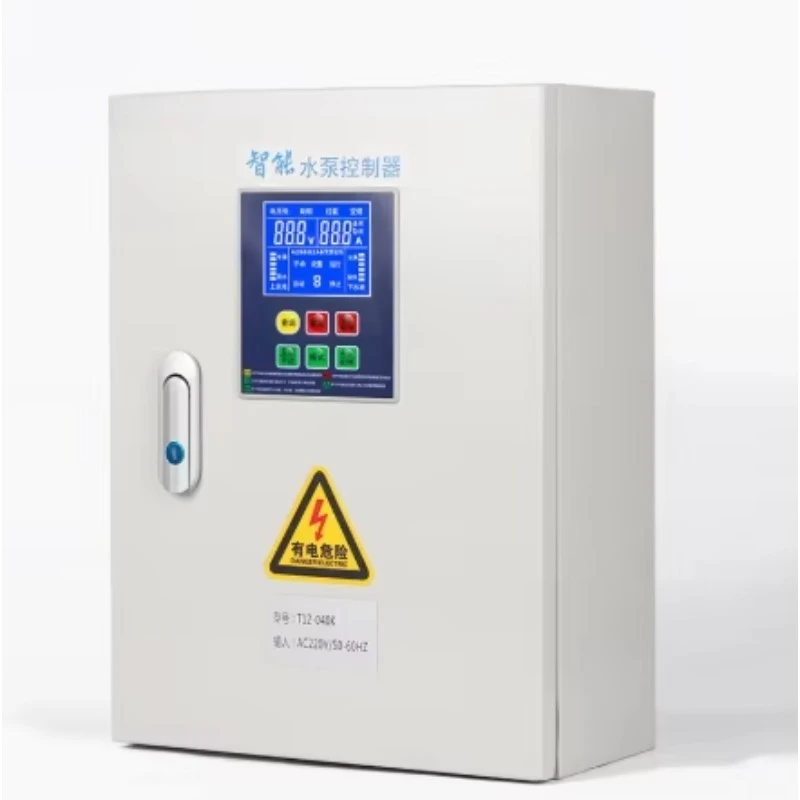 

T12-110K Three-phase 380V AC Motor One in Use One Backup 2.2-11kW Automatic Start-Stop Intelligent Water Pump Controller
