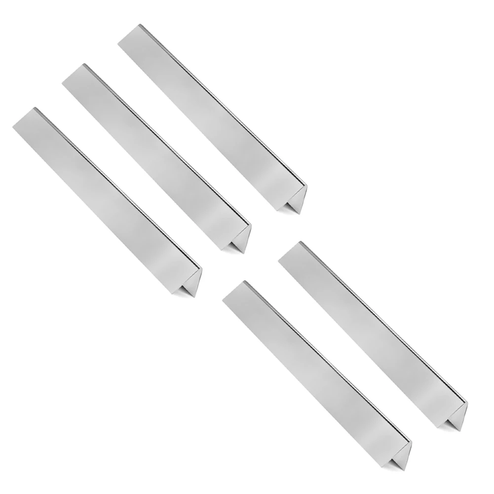 5pcs Barbecue Grill Heat Deflectors 7536 For Weber Stainless Steel BBQ Grill Flavor Enhancer Barbecue Grill Heat Deflectors