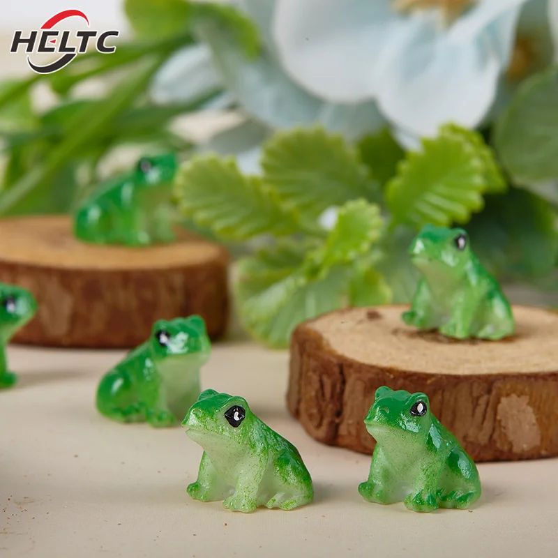 5/10Pcs Mini Frog Statue,animal Model,fairy Tale Garden Micro Landscape,resin Crafts,home Decoration Accessories,party Decoratio