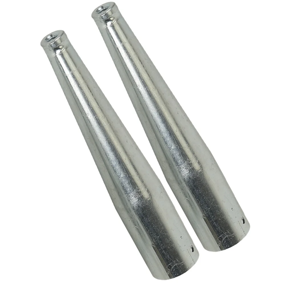 2 قطعة محول شوكة الأسماك موصل معدني لأدوات الحدائق استبدال مجرفة مجرفة أشعل النار مقبض اتصال أنبوب البستنة الملحقات #4