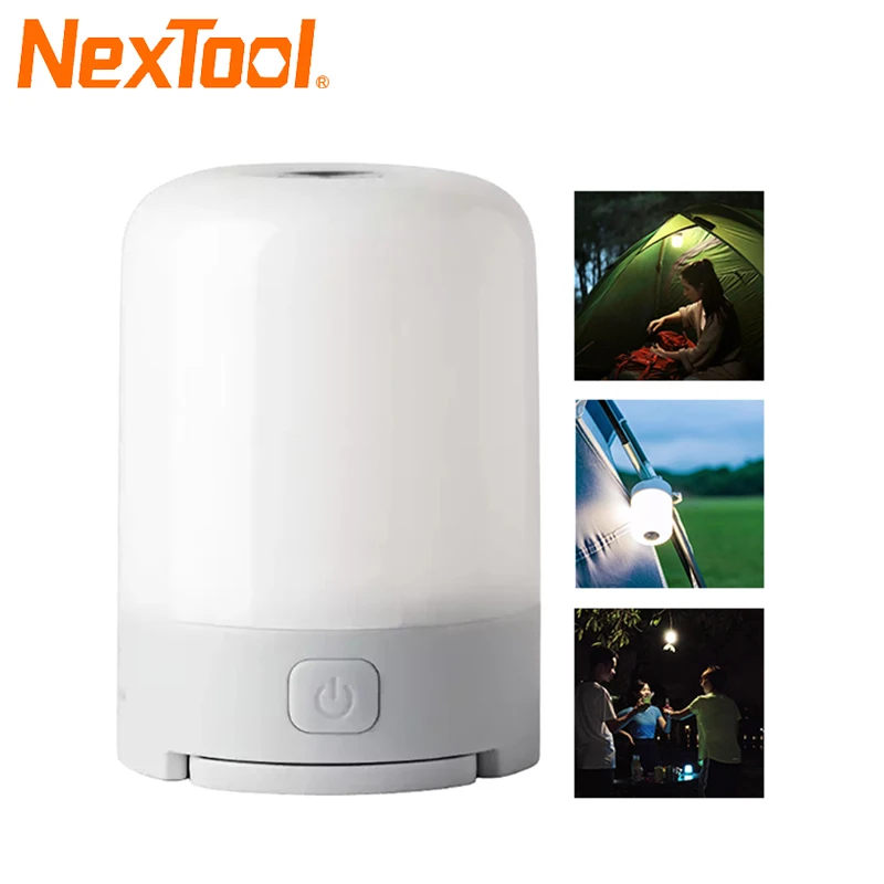 NexTool lanterna multifunzione 600 Lumen lampada a sospensione Ultra luminosa avvertimento esterno USB ricaricabile 6 modalità luce da campeggio