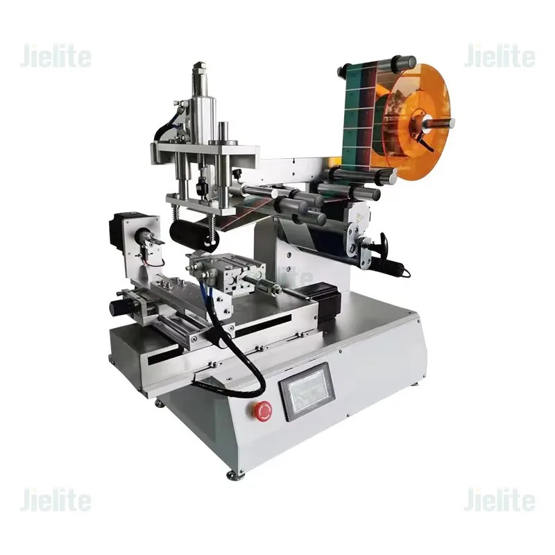 Semi-automatic Labeling Machine Desktop 360 Degree Square  Round Bottles Labeling Machine