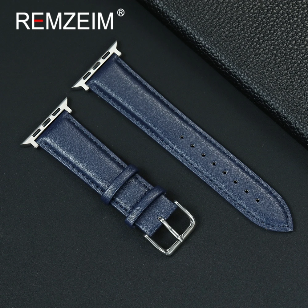 Office Wear PU-Lederarmband für Apple Watch 1–11 Ultra SE 3 2, Ersatzbänder für Iwatch 38/40/41/42/44/45/46/49 mm