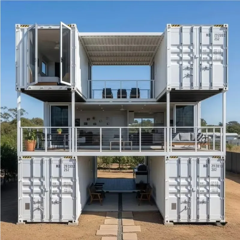 Heavy-Duty Steel-Frame Square Detachable Container House Office Hotels Modern Design Breathable Online Technical Support