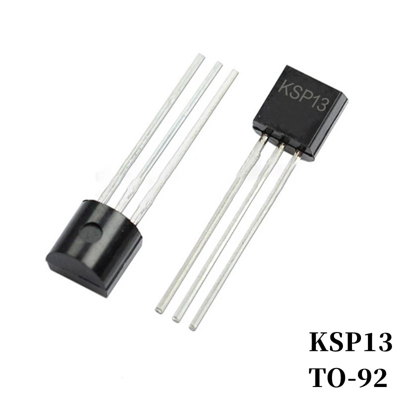 100~10000Pcs KSP10 KSP13 KSP44 KSP56 KSP94 DIP Transistor TO-92 PNP NPN Bipolar Amplifier Transistor