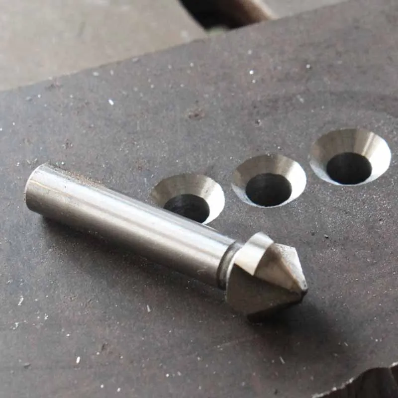 6.3-20.5MM High Speed Steel Three Edge Chamferer Metal Milling Cutter Deburring Opening Counterbore Bit Carpentry Chamfer Tool