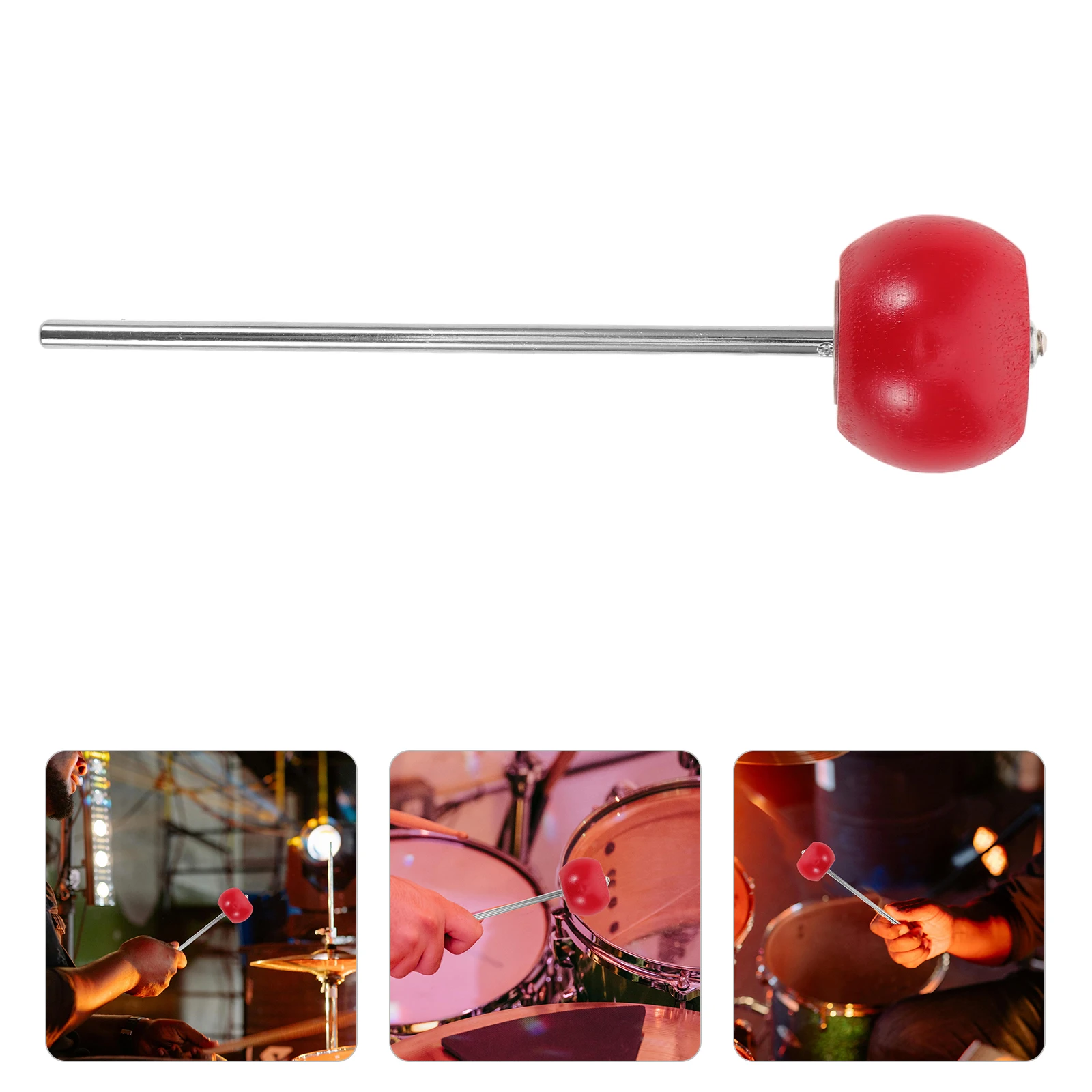 

Wood Beater Replacement Bass Pedal Head Precision Striking Musical Instrument Accessory Durable Reusable Hammer For Performances
