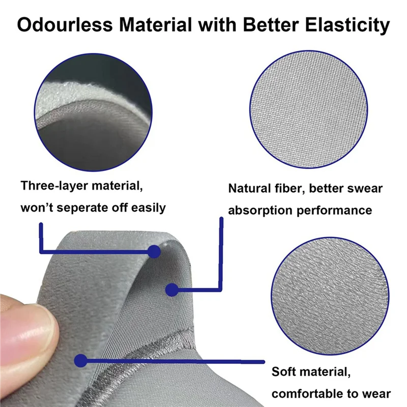 AS96-4-Pack حزام غطاء الرأس البديل لقناع وسادة الأنف N20 CPAP، أغطية الرأس CPAP المتوافقة مع N20، عصابة رأس قابلة للتعديل #5