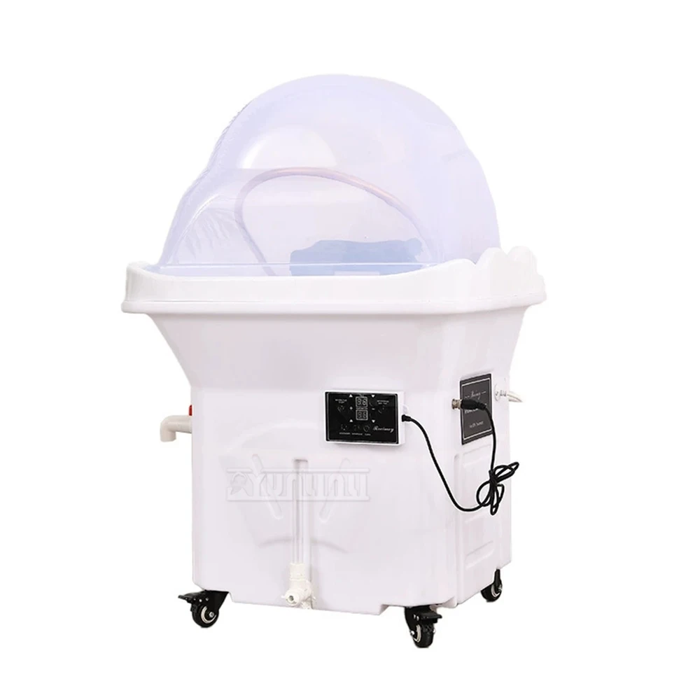Adjustable Water Circulation Head Spa Shampoo Chair Mobile Hair Wash Basin Salon Equipment for Hairdressing