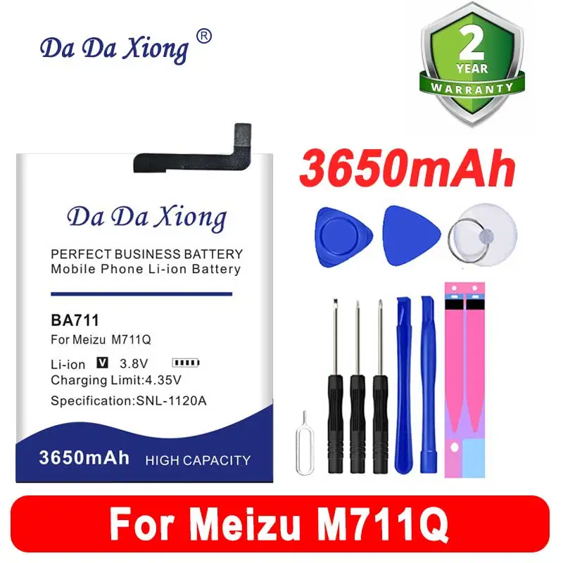 

3650mAh BA711 Bateria For Meizu meilan M711Q M711C M711M in Stock