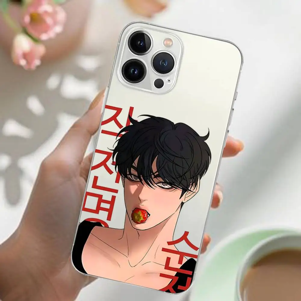 حافظة هاتف Operation True Love شفافة لهاتف آيفون 16 15 11 13pro Max 14Plus X Xr Xs Max 12 mini - غطاء شفاف