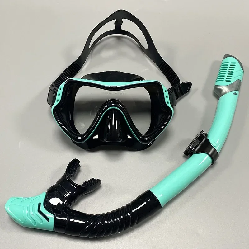 

Full Body Diving Goggles Snorkel Set Men's And Women's New Adult Large Frame Silicone Mask Diving Tour
