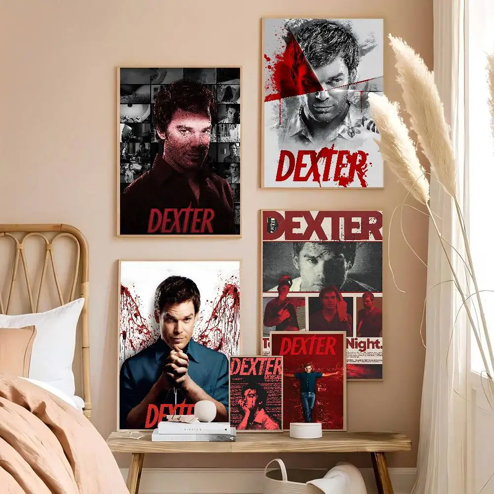 D-Dexter مايكل C.Hall الفيلم التلفزيوني الكلاسيكي ملصقات لاصقة غرفة خمر مقهى ديكور الشمال ديكور المنزل