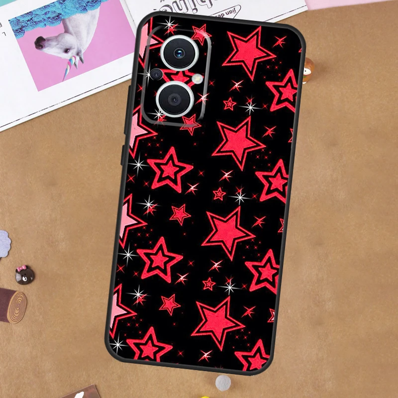 Y2k Star Element Custodia per OPPO Reno 14 13 12 11 10 Pro 14F 13F 12F 11F 8T 8 Lite OPPO Trova X8 X6 X5 Pro Cover
