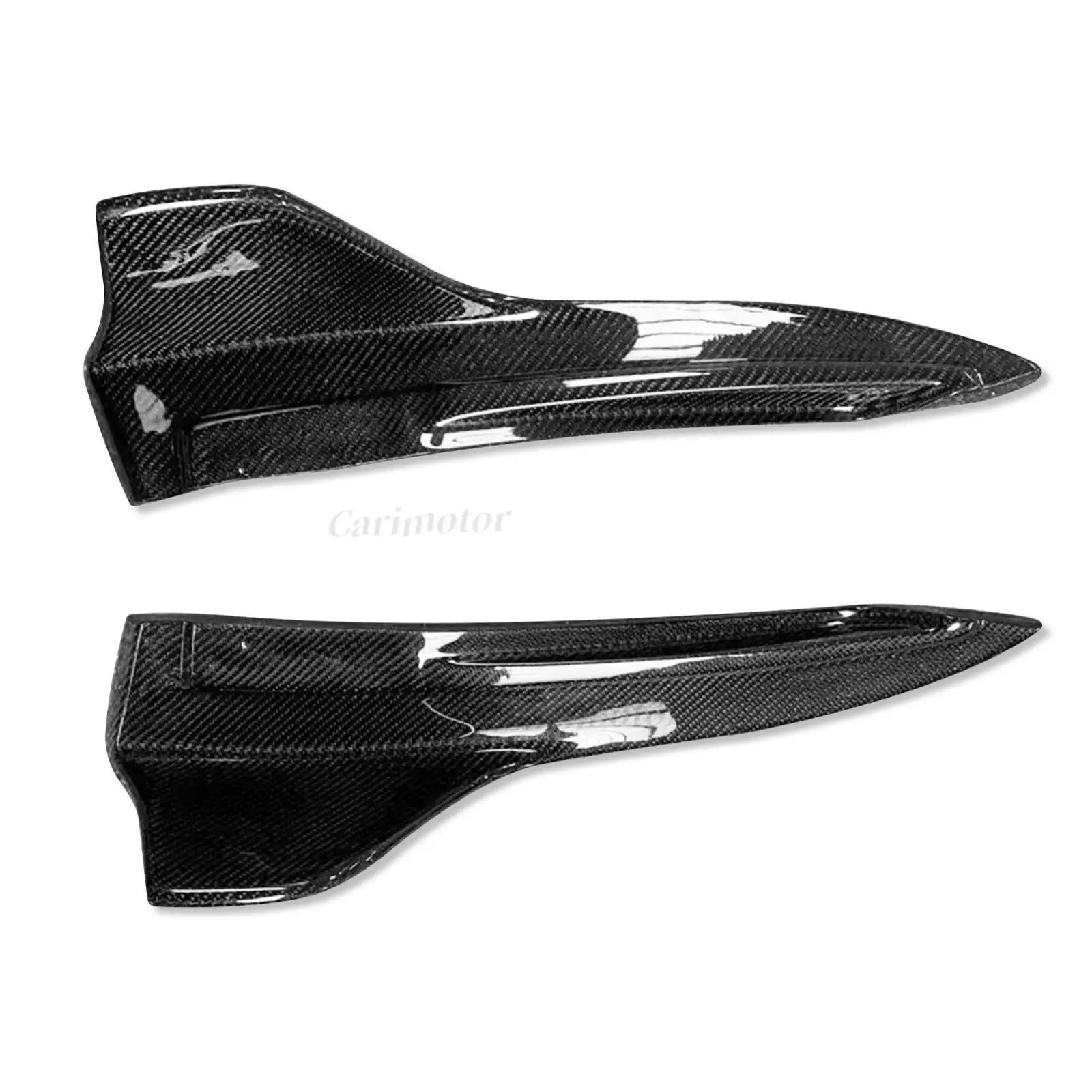 Carbon Fiber Rear Bumper Side Corner Extension Cover For Lexus IS250 IS300 17-19