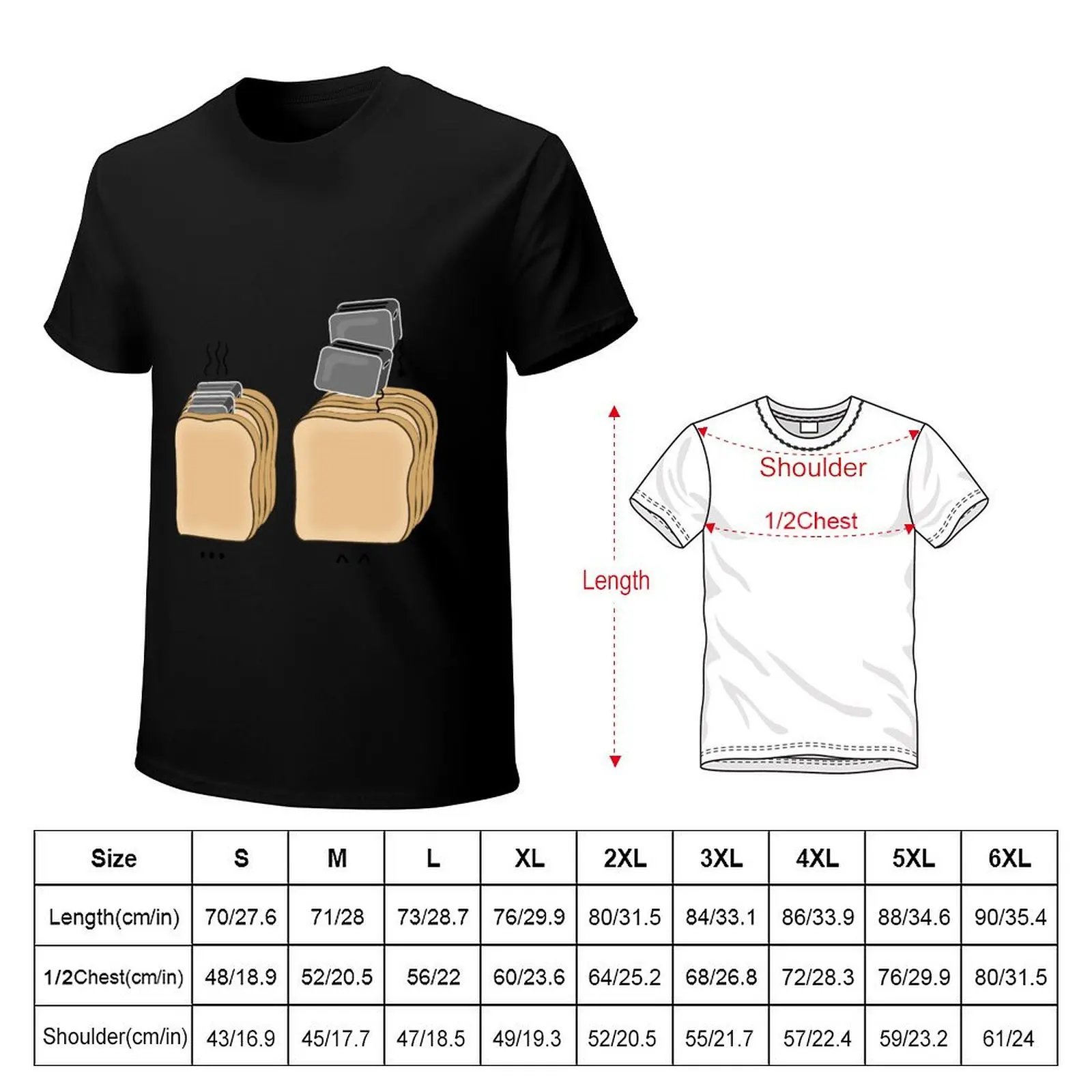 Toast and toaster T-Shirt Work Duty Casual T-Shirt