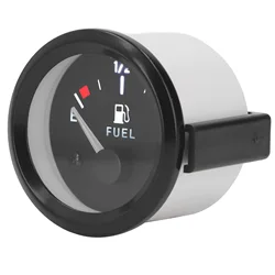 2in Fuel Level Gauge Motorcycle Fuel Tank Meter with LED Backlight for Gasoline Modified Models
